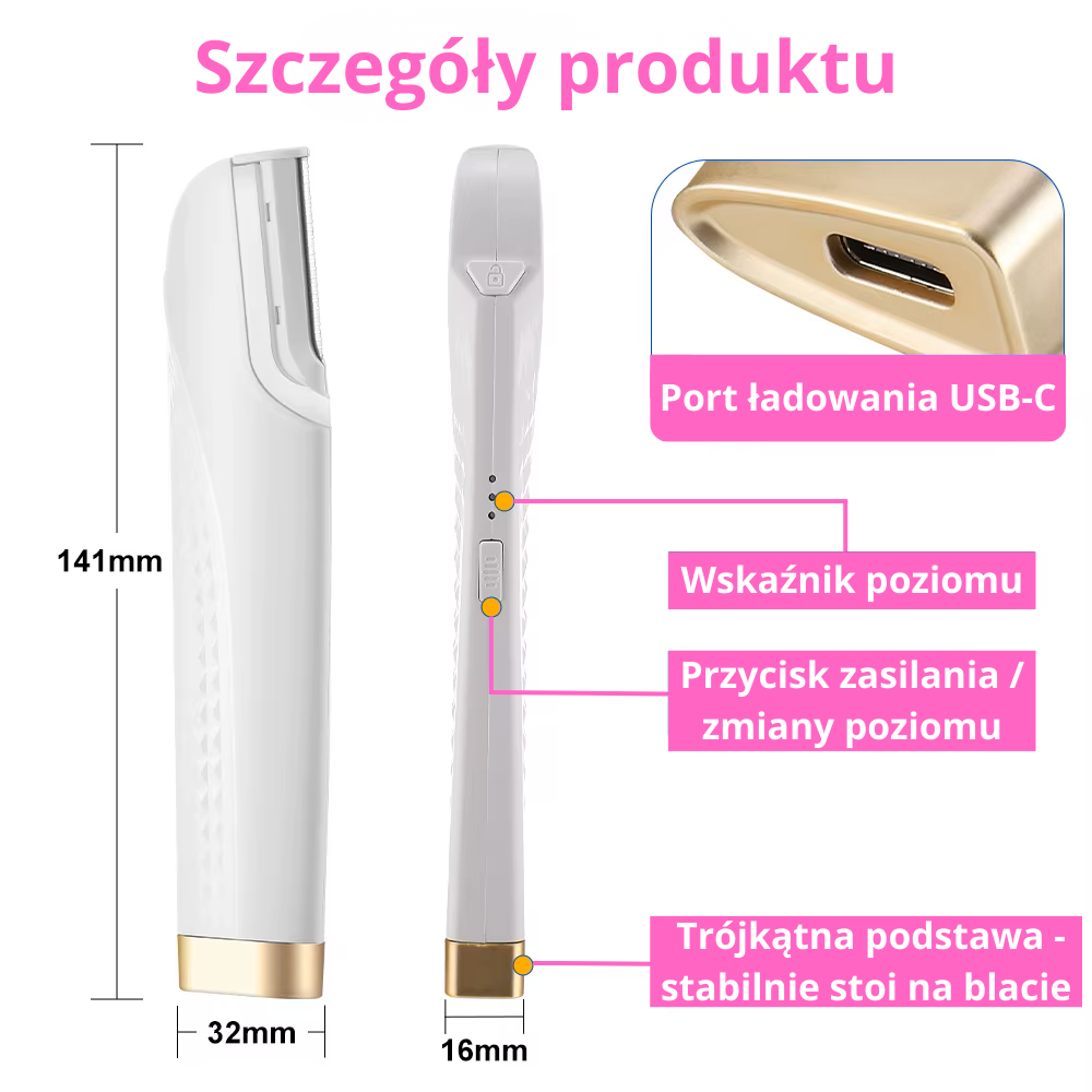 OpalSkin Sonic- Soniczny trymer do twarzy