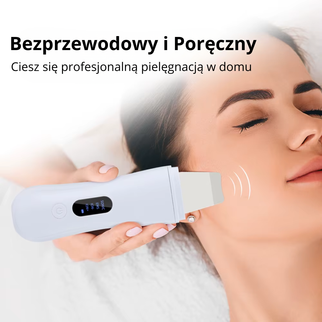 GlowPeel Pro – Peeling Ultradźwiękowy 4w1
