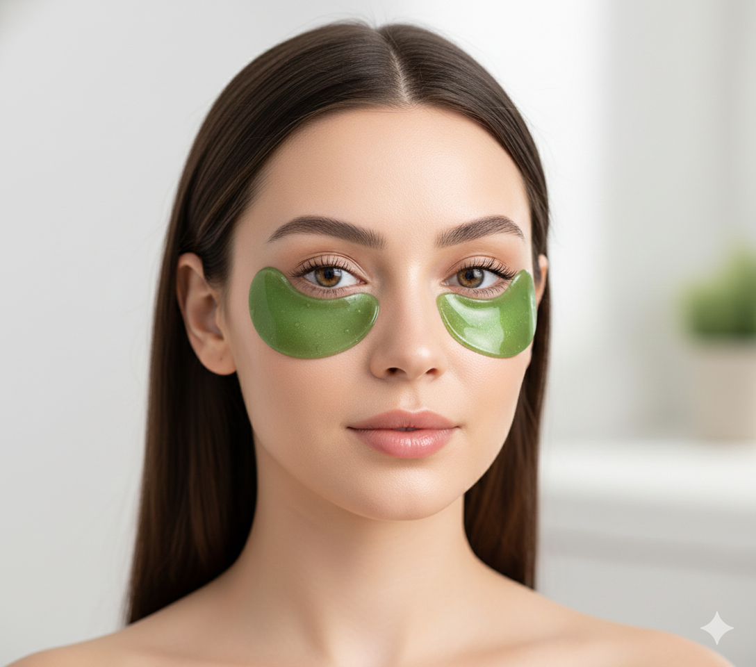 Awokado & Złoto – Płatki pod Oczy