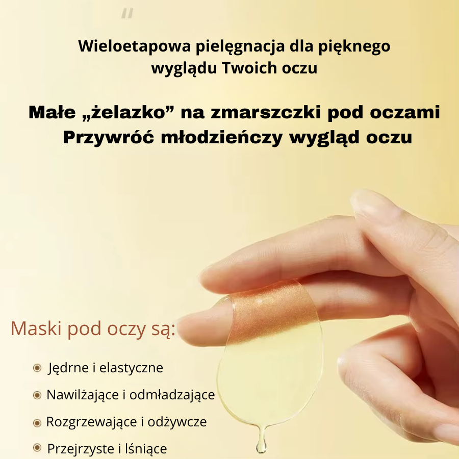 Awokado & Złoto – Płatki pod Oczy